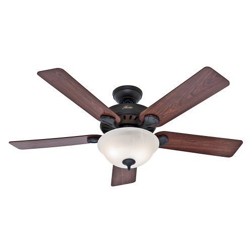 Hunter Fan Company, 53250, 52 inch Pro's Best New Bronze Ceiling Fan with LED Light Kit and Pull Chain