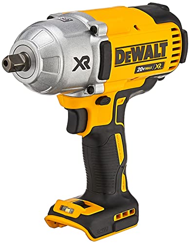 DEWALT 20V MAX XR 1/2' High Torque Impact Wrench, Cordless, Detent Anvil, Tool Only (DCF899B)