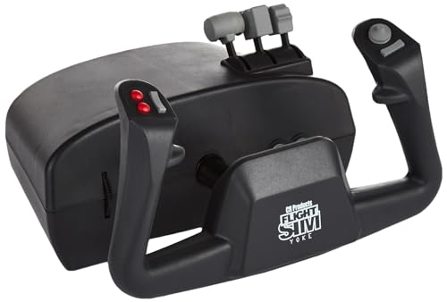 CH Products Flight Sim Yoke USB ( 200-615 ), Black