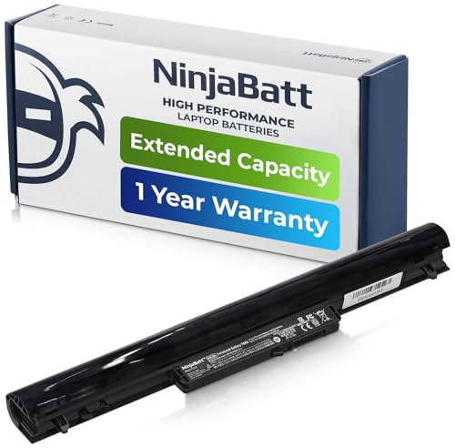 NinjaBatt Battery for HP 695192-001 VK04 15-B142DX 14-B109WM HSTNN-YB4D 15-B129WM 694864-851 14-C050NR 15-B119WM 14-B120DX 15-B123CL 14-B015DX 14-B019US High Performance [4 Cells/2200mAh/32Wh]