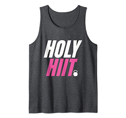 Holy Hiit Funny Womens Hiit Workout Cardio Gym Tank Top