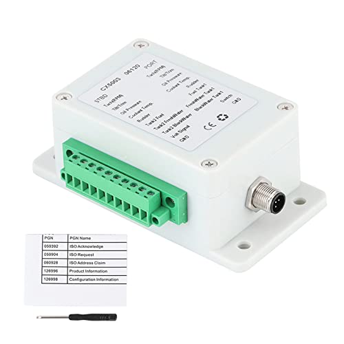 for nmea 2000 Signal Converter, Acouto NMEA2000 Converter 9‑32V DC IP67 Waterproof Converter Box Convert Sensor Singal to NMEA2000 IP67 for Boat Yacht Marine Popular