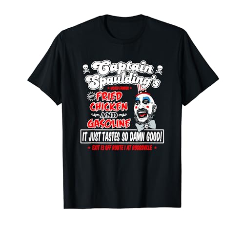 Funny Captain Spaulding Fried Chicken and Gasoline Unisex T-Shirt