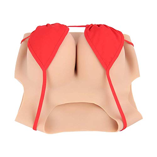 JUYO VONSAN Silicone Breasts forms Fake boobs Fake Breastplate C-E Cup Breast Plates For Transgender Cosplay (White, D Cup Silicone)