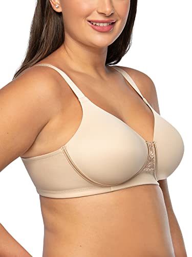 Vanity Fair womens Full Figure Beauty Back Smoothing Bra, Wirefree - Beige, 40DD US