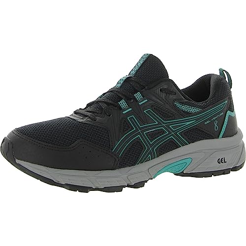 ASICS Women's Gel-Venture 8 Running Shoes, 8.5, Black/Baltic Jewel