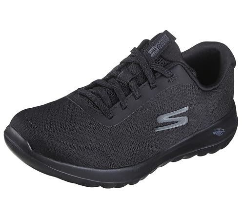 Skechers Women's Go Walk Joy-Ecstatic Sneaker, Black, 9
