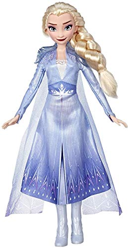 Disney Frozen Elsa Fashion Doll with Long Blonde Hair & Blue Outfit Inspired by Frozen 2 - Toy for Kids 3 Years Old & Up