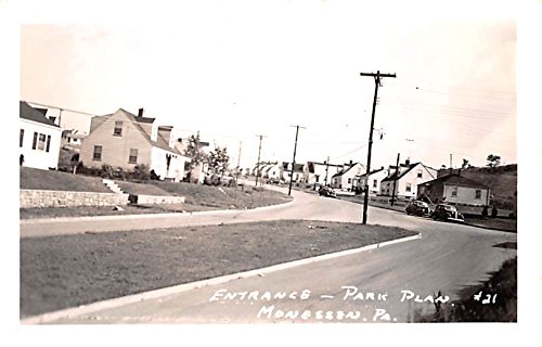 Entrance Park Plan Monessen, Pennsylvania postcard