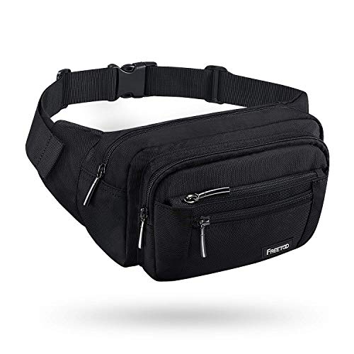 FREETOO Waist Pack Bag Fanny Pack for Men&Women Hip Bum Bag with Adjustable Strap for Outdoors Workout Traveling Casual Running Hiking Cycling