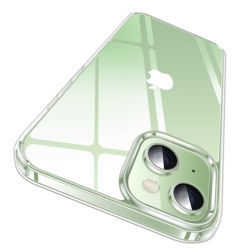 CASEKOO for iPhone 15 Case Crystal Clear, [Never Yellow Technology] [10FT Mil-Grade Protection] Transparent Slim Cover Women Men 15 Phone Case 6.1 Inch 2023, Clear
