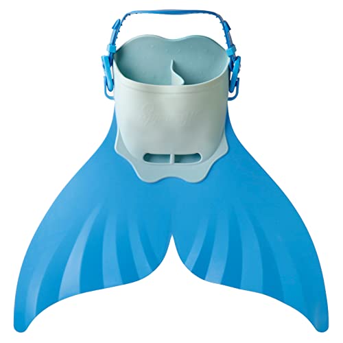 Danvren Mermaid Monofin Adjustable Swim Fins for Girls Kids Mermaid Tail Swimsuits