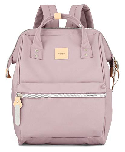 Himawari Laptop Backpack, Stylish Eco-Friendly Canvas, 11'x16'x6.3', Large Capacity, Multi-Functional with USB Port, Padded Back Panel, Adjustable Shoulder Straps