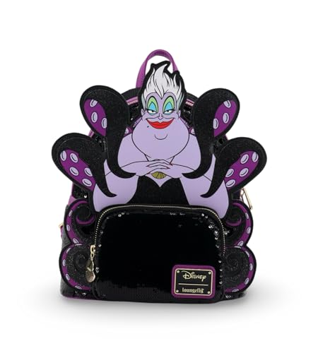 Loungefly Disney Villains Sequin Ursula Cosplay Mini Backpack Exclusive