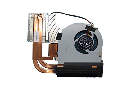 Laptop CPU Cooling Fan&Heatsink for CLEVO P650 P650SE P65R2 6-31-P65R2-G02 DFS501105FR0T-FHCX New