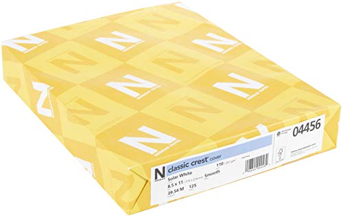 Neenah Paper 4456 Neenah 110lb Classic Crest Cardstock 8.5'X11' 125 per Package