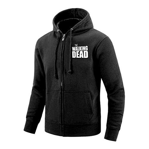 Wocloey TWD Costume Daryl Dixon Cosplay Hoodie Daryl Wings Zipper Jacket TDW Daryl Sweatshirts for Men Adults Halloween Party (Daryl, M)