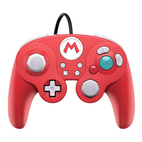 Wired Fight Pad Pro - Official Nintendo Switch Controller - Classic Gamecube Style Retro Controller - Perfect for Super Smash Bros & Mario Party - OLED Compatible