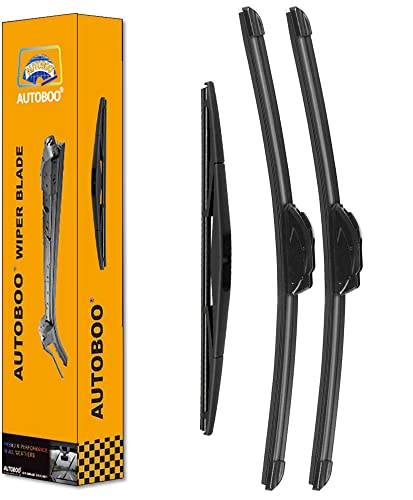 AUTOBOO Replacement for Honda CRV CR-V Windshield Wiper Blade with Rear 2017-2021 26'+17'+12inch