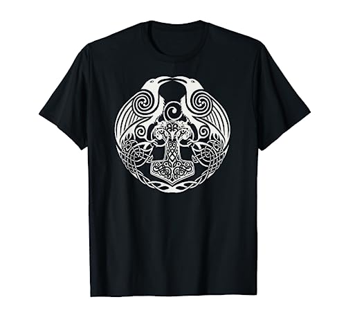 Viking Celtic Huginn & Muninn - Odin's Ravens T-Shirt