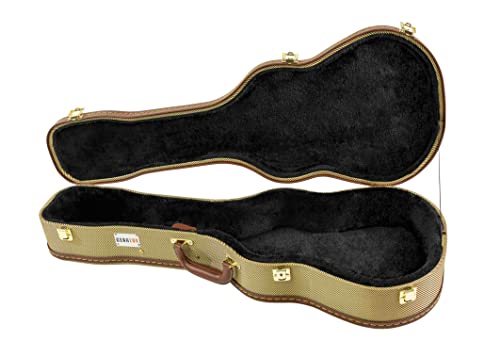 Gearlux Gold Tweed Concert Ukulele Case (24.25' Length)
