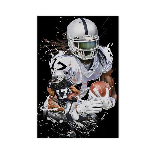 Davante Poster Adams Canvas Poster Wall Art Print Painting Decorations for Home Bedroom Living Room Gifts Unframe:12x18inch(30x45cm)