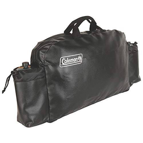 Coleman Stove Carry Case, Durable Zipper, Protective Cover with Carry Handle & 2 Large Storage Pockets, Fits Most Grills/Stoves
