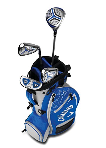 Callaway Golf Xj Junior Golf Set, Level 1, 4 Piece Set, Right Hand, Blue