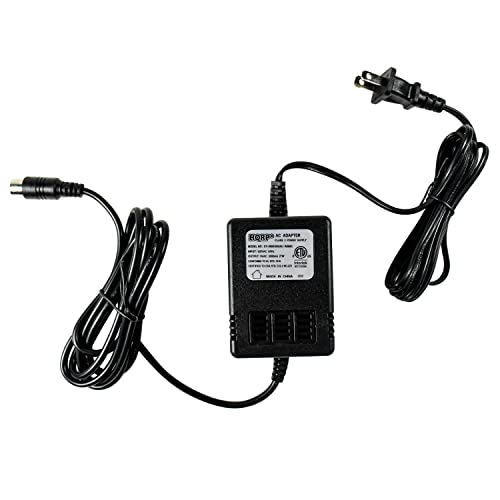 HQRP 9V AC Adapter Compatible with Alesis P4 AC09 25D 4-pin DIN Connector 9V AC Power Supply Replacement QSR DMPro Drum Machine MIDI Data Disk Quadraverb GT Quadraverb Quadraverb 2 S4, ETL Listed