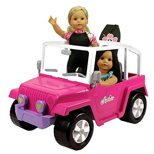 Sophia's 18' Doll Hot Pink 4 x 4 Beach Cruiser Vehicle, Hot Pink