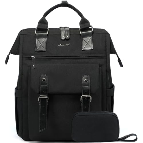 LOVEVOOK Extra Large Travel Laptop Backpack for Women, 18 Inch Computer Backpack Work Commuter Business Trip Weekender Carry on Backpack with Luggage Sleeve, Teacher Doctor Nurse Bags College Daypack
