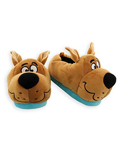 Scooby Doo Boys Toddler Plush Slippers (11-12 M US Little Kid, Brown)