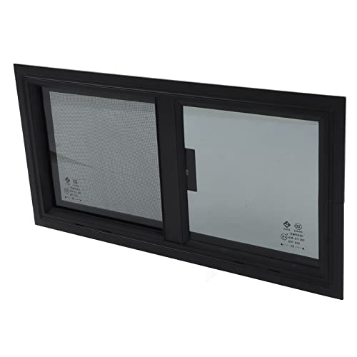 Horizontal Vertical Slid Window, RV Window Durable Deformation Proof 550x260mm Break Proof for Campervan