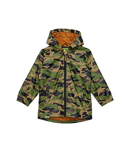 Western Chief Boy's Brush Camo Raincoat (Toddler/Little Kids) Olive 2 Toddler