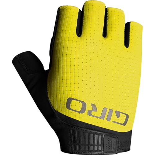 Giro Bravo II Gel Men Road Cycling Gloves - Highlight Yellow (2024) Large