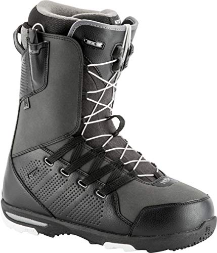 Nitro Snowboards Men's Thunder TLS '19 Leichter Snowboardschuh Snowboardboot mit Schnellschnürsystem Allround Freestyle Freeride Softboot Warm Boots, Black, 29.5 (EU)