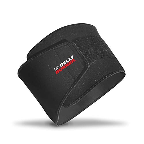 My Belly Burner Belt - Waist Support, Waist Training, Sweat Building, Black