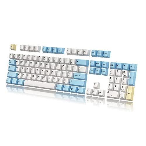 HK GAMING Custom Keycaps | Dye Sublimation PBT Keycap Set for Mechanical Keyboard | 139 Keys | Cherry Profile | ANSI US-Layout | Compatible with Cherry MX, Gateron, Kailh, Outemu | Pegaso