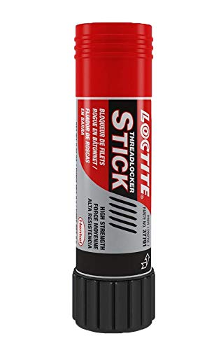 Loctite 268 Red Threadlocker Glue Stick: All-Purpose, High-Strength, Anaerobic, for Heavy-Duty Applications, Works on All Metals | Red, 9 Gram Wax Stick (PN: 37701-511537)