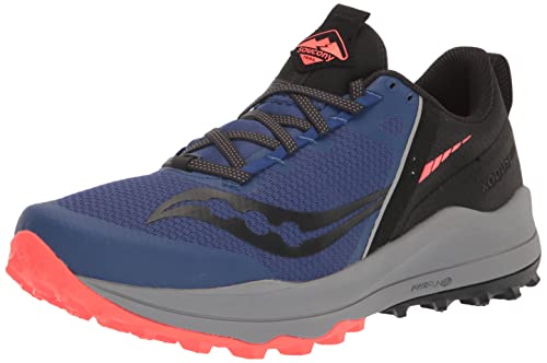Saucony Men's Xodus Ultra Trail Running Shoe, SAPPHRE/VIZIRED, 9