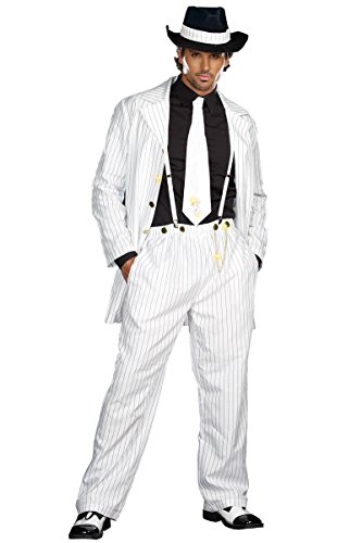Dreamgirl costumes Zoot Suit Riot adult sized costumes, White/Black, XX-Large US