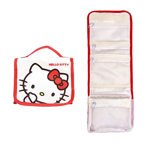 Dyceeyisi Cute Hanging Toiletry Bag, Red Toiletry Bag for Women Traveling,Waterproof Toiletry Bag,Travel Bag for Toiletries, Cute Cosmetic Bag ，Suitable for Ladies Girls