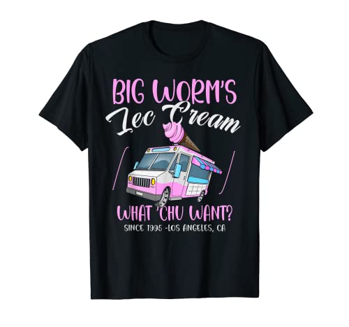 Big Worm's Ice Cream What Chu Want? Hello Summer Sea & Beach T-Shirt