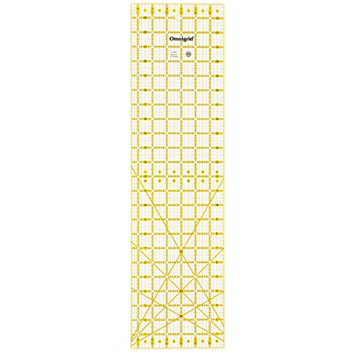 Omnigrid R6524 Omni Grid Ruler 6.5X24In, 6-½' x 24', Multicolor