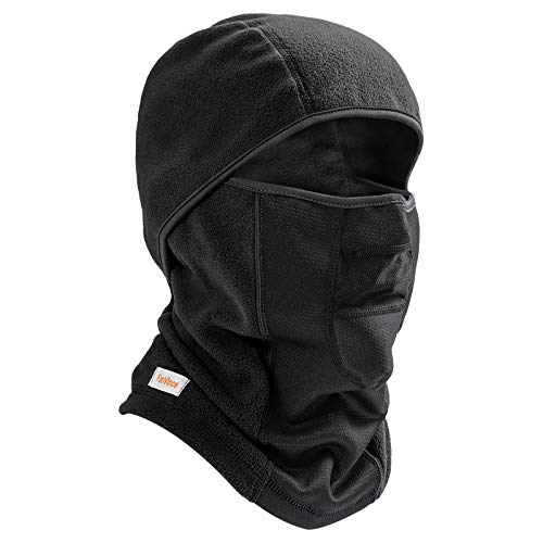 Mens Balaclava Winter Ski Face Mask Breathable Windproof Thermal for Motorcycle Riding Cycling in Cold Weather Black