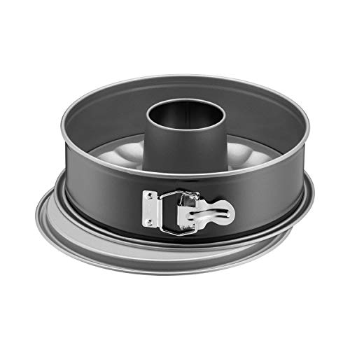 Kaiser Springform Pan with 2 Bases, Stainless Steel, Black, 26 cm