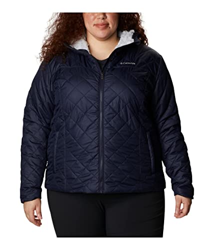 Columbia Women's Copper Crest Hooded Jacket, Dark Nocturnal, Large