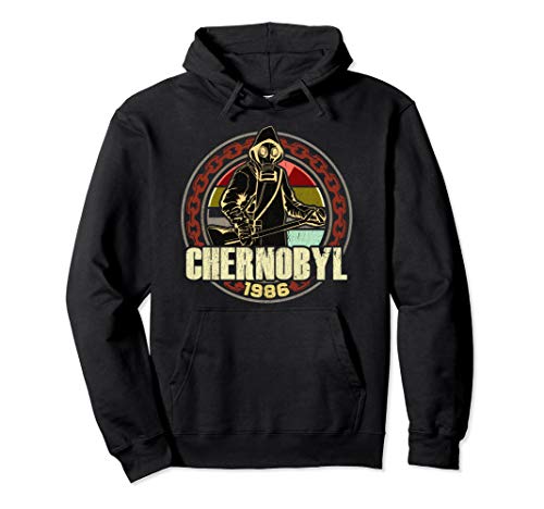 Chernobyl 1986 Vintage Nuclear Power Plant Disaster Gift Pullover Hoodie