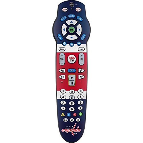 Skinit Decal Skin for Fios 2-Device Remote Control (P265) - Officially Licensed NHL Washington Capitals Jersey Design