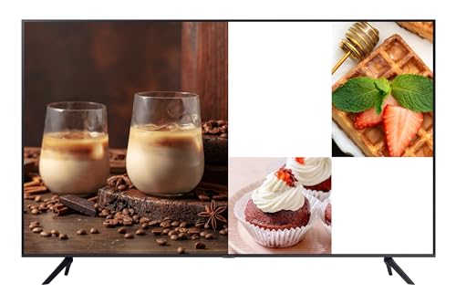 SAMSUNG 50-Inch Class Crystal UHD 4K BEC-H Series HDR Pro TV w/ 3D Surround Sound, PurColor, Contrast Enhancer, Use for Digital Signage Displays, Commercial TV, Alexa Built-In (LH50BECHLG, 2024 Model)